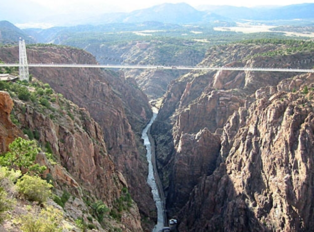 美國科羅拉多州皇家峽谷大橋(